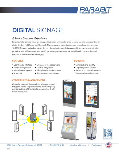 DIGITAL SIGNAGE