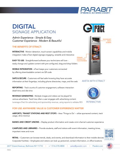 DIGITAL SIGNAGE APPLICATION