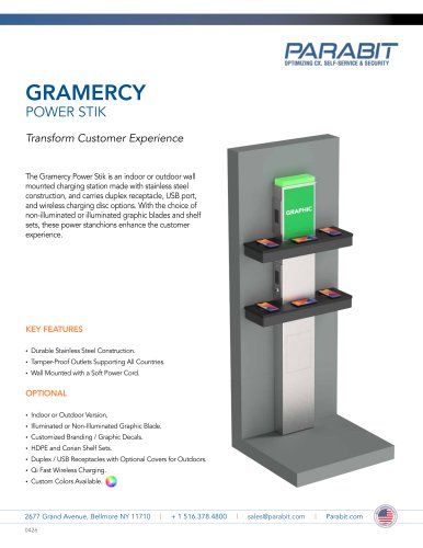 Gramercy Power Stik Charging Station
