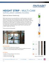HEIGHT STRIP - MULTI-CAM SURVEILLANCE CAMERA HOUSING