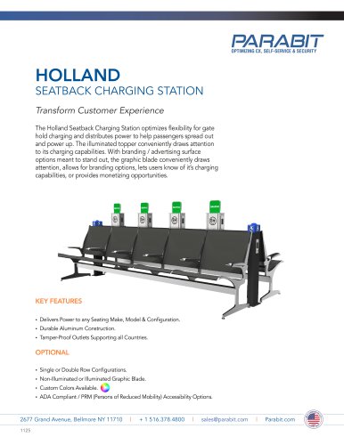 HOLLAND SEATBACK CHARGING STATION