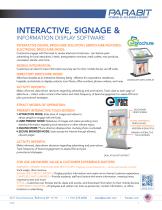 INTERACTIVE, SIGNAGE & INFORMATION DISPLAY SOFTWARE