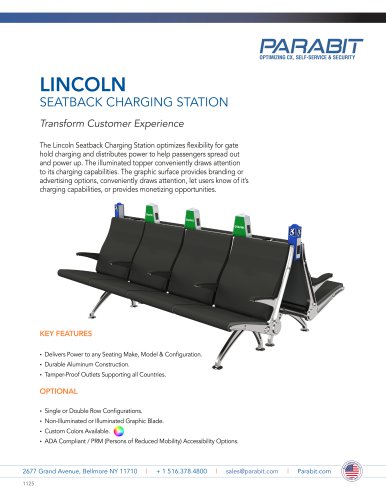 LINCOLN SEATBACK CHARGING STATION