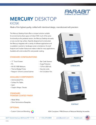 MERCURY DESKTOP KIOSK