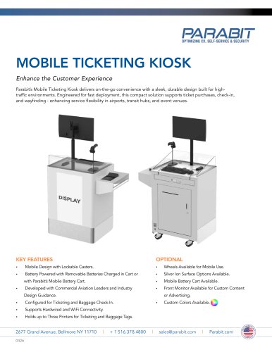 MOBILE TICKETING KIOSK