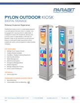 PYLON OUTDOOR KIOSK DIGITAL SIGNAGE