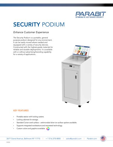SECURITY PODIUM