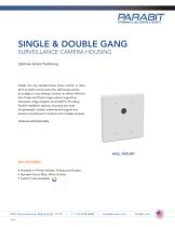 SINGLE & DOUBLE GANG SURVEILLANCE CAMERA HOUSING