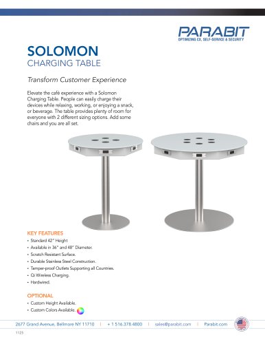 SOLOMON CHARGING TABLE