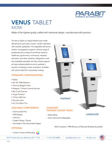 VENUS TABLET KIOSK