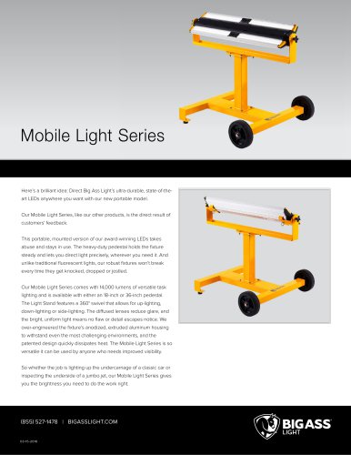 Mobile Light Technical Specifications