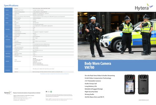 Body Worn Camera VM780