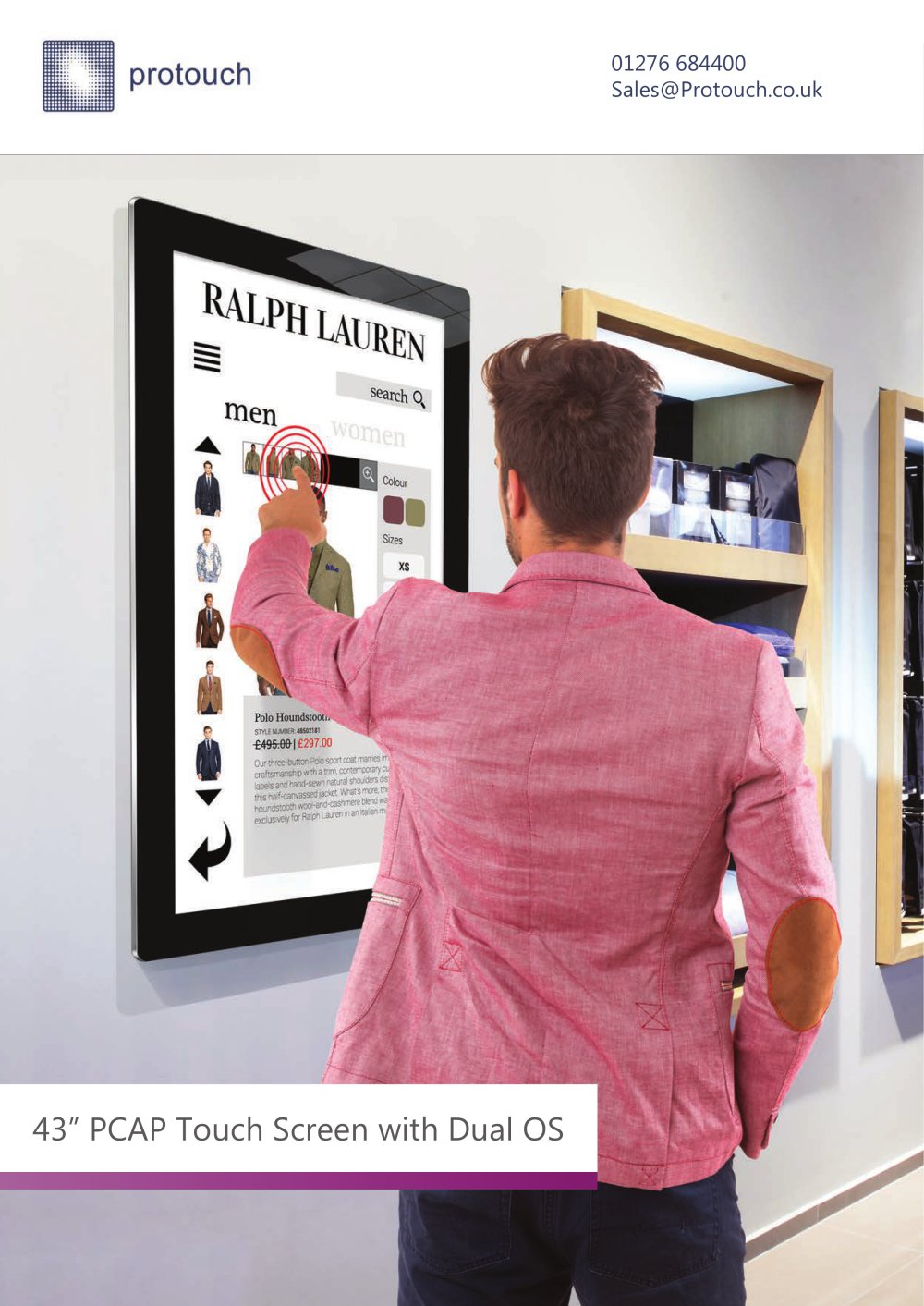 43&Prime; PROTOUCH TOUCHSCREEN PC - Protouch Manufacturing
