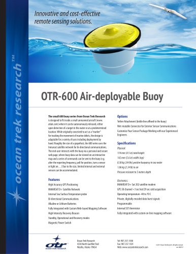 OTR-600 Air-deployable Buoy