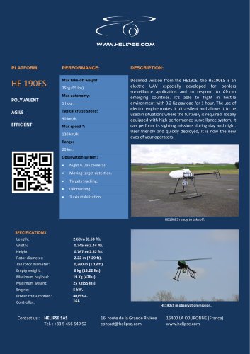 Commercial documentation HE190ES