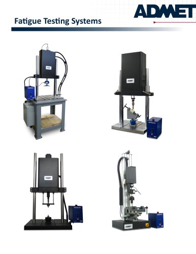 Fatigue Testing Machine Overview Brochure