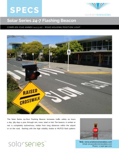 Solar Series 24-7 Flashing Beacon