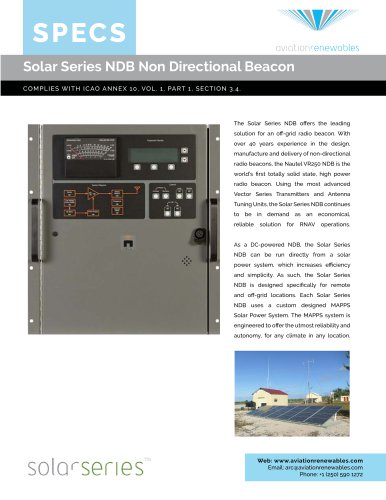 Solar Series NDB Non Directional Beacon