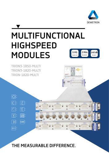 TRION3 - HIGHSPEED SIGNAL CONDITIONING MODULES