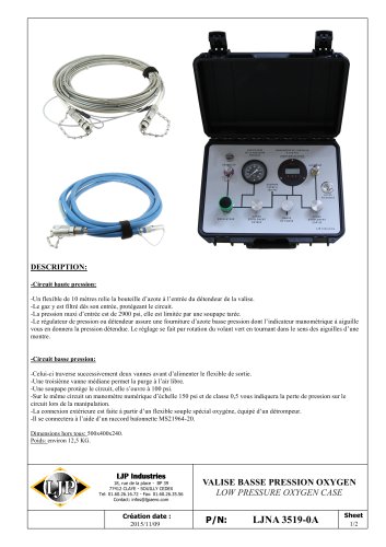 LOW PRESSURE OXYGEN CASE