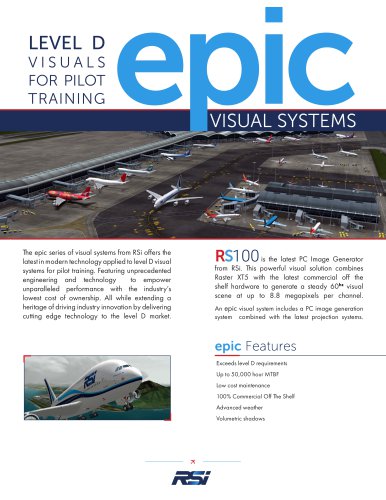 LEVEL D VISUAL FOR PILOT TRAINING