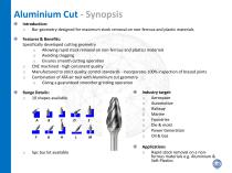 Aluminium cut