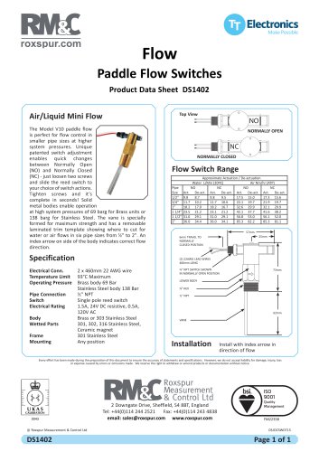 Mini Flow Switch (V10)