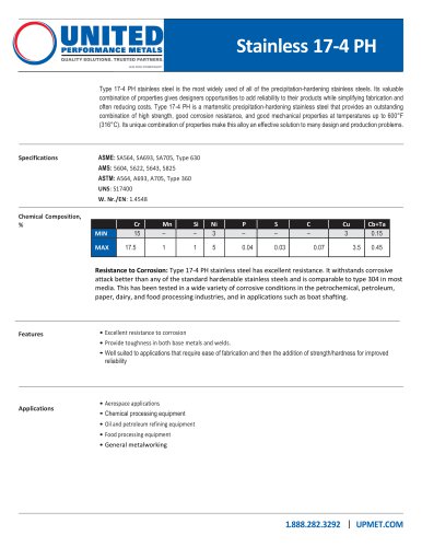 Stainless 17-4 PH