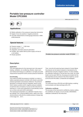 Model CPC2000