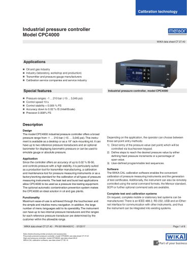 Model CPC4000