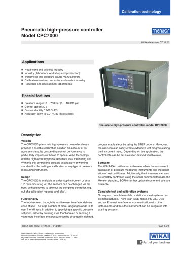 MODEL CPC7000