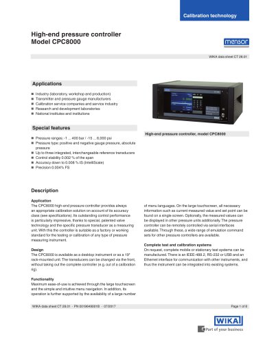 Model CPC8000