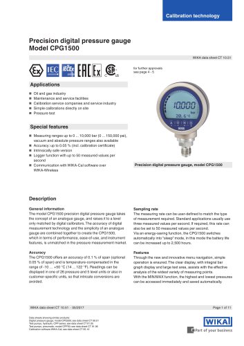 Model CPG1500