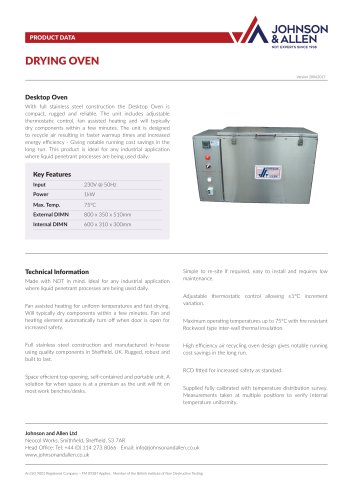 DRYING OVEN