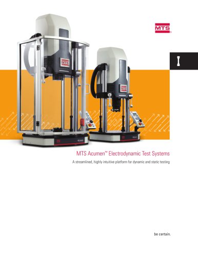 MTS Acumen™ Electrodynamic Test Systems