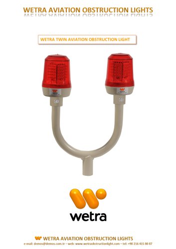 WETRA  TWIN AVIATION OBSTRUCTION LIGHT