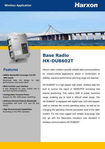 Base Radio HX-DU8602T