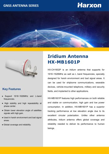 Iridium Antenna HX-MB1601P