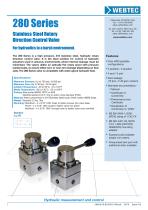 280 Series Stainless Steel Rotary Direction Control Valve