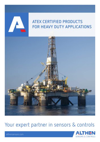 ATEX Sensors and Industrial Joystick