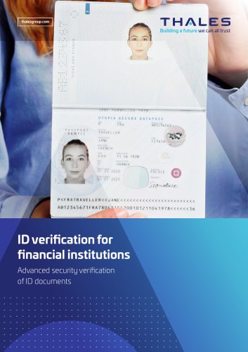 Thales ID Verification for Financial Institutions