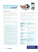 Thales Multifinger Scanner CS500f