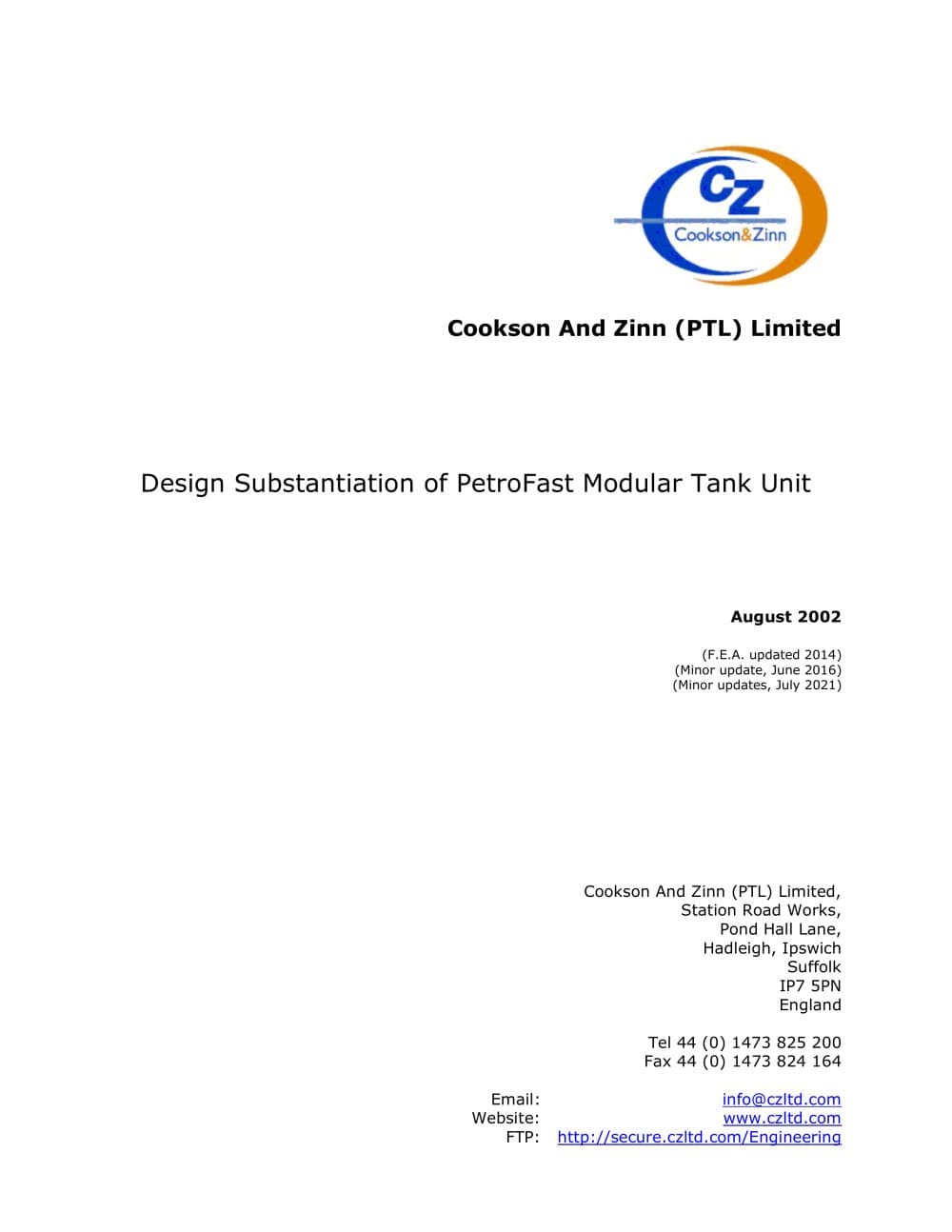 Design Substantiation PDF 产品目录 Aeroexpo