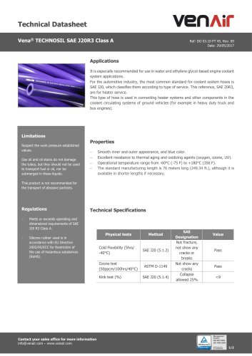 Vena® Technosil® Heater Hose