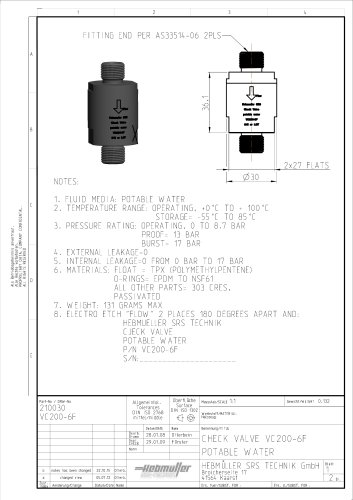 Customer Drawing VC200