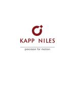 KAPP NILES Company Brochure