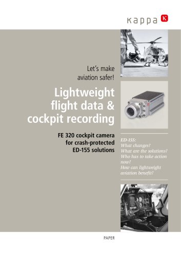 Lightweight  f light data &  cockpit recording