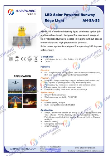 LED LED Solar Powered Runway Edge Light