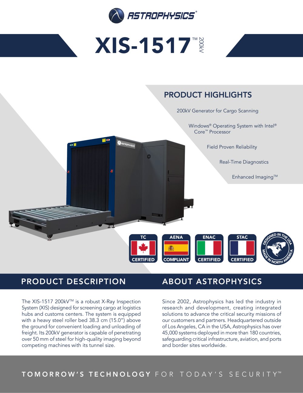 XIS-1517 200kV&trade; - Astrophysics Inc. 
