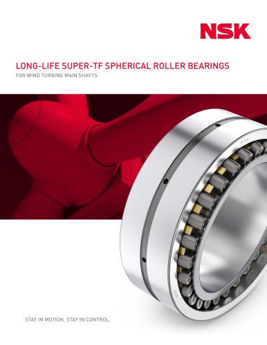 LONG-LIFE SUPER-TF SPHERICAL ROLLER BEARINGS